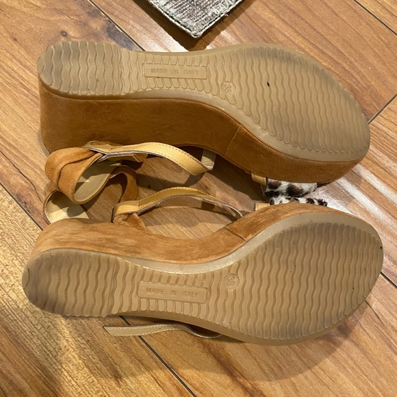 NWOT AUTHENTIC FRED SEGAL MARCO RICCI LEOPAED SANDALS - Picture 4 of 11